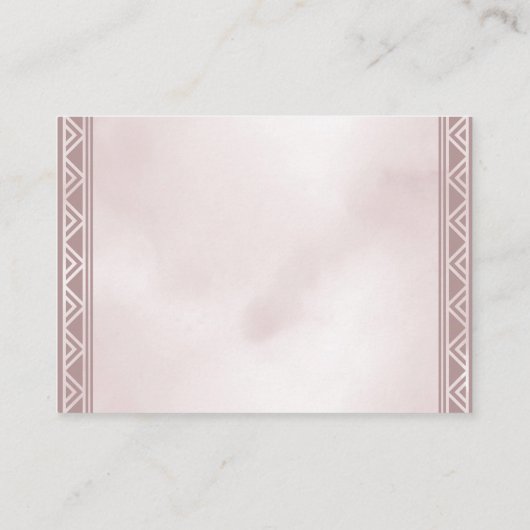 ベビーのエンクロージャカードのためのBoho Dreamcatcherの本 エンクロージャーカード (裏面)