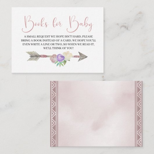 ベビーのエンクロージャカードのためのBoho Dreamcatcherの本 エンクロージャーカード (正面/裏面)