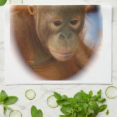 ベビーのオランウータン キッチンタオル (折り畳み)