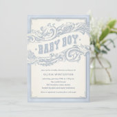 ベビーのカウボーイのシャワーの招待状 招待状 (スタンド正面)