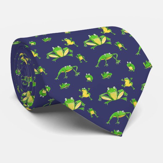ベビーのカエルのタイ ネクタイ (ロール)