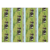 ベビーのカゲロウ牛はこの国にいる テーブルクロス (正面(横))