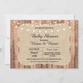 ベビーのカップルのシャワー私はBBQの黒板の招待をします 招待状 (正面)