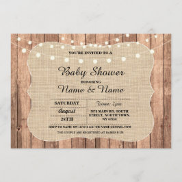 ベビーのカップルのシャワー私はBBQの黒板の招待をします 招待状