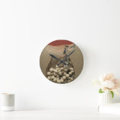 ベビーのカメの卵の工夫 ラウンド壁時計 (ホーム)