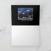 ベビーのカラス-元の芸術の挨拶状 カード (内部)