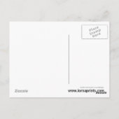 ベビーのキリンのレトロは郵便はがきを一周します ポストカード (裏面)