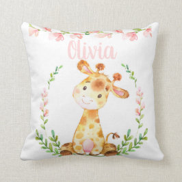 ベビーのキリンの枕 クッション