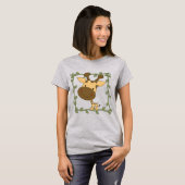 ベビーのキリンのTシャツおよびギフト Tシャツ (正面フル)