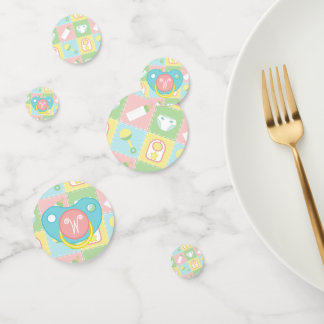 ベビーのキルトテーブル紙吹雪 コンフェッティ