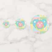 ベビーのキルトテーブル紙吹雪 コンフェッティ (裏面)