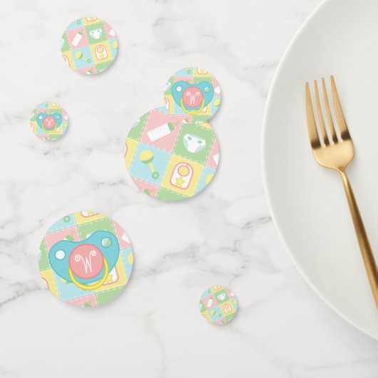 ベビーのキルトテーブル紙吹雪 コンフェッティ (グループ)