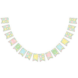 ベビーのキルトバンティングバナー バンティングフラッグ