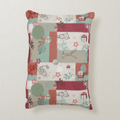 ベビーのキルトパターン2 アクセントクッション (裏面(縦))