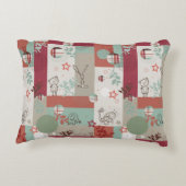 ベビーのキルトパターン2 アクセントクッション (裏面)