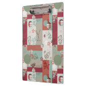 ベビーのキルトパターン2 クリップボード (左)