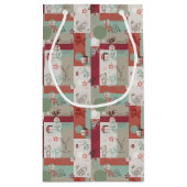 ベビーのキルトパターン2 スモールペーパーバッグ (裏面)