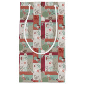 ベビーのキルトパターン2 スモールペーパーバッグ (正面)