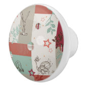 ベビーのキルトパターン2 セラミックノブ (右)