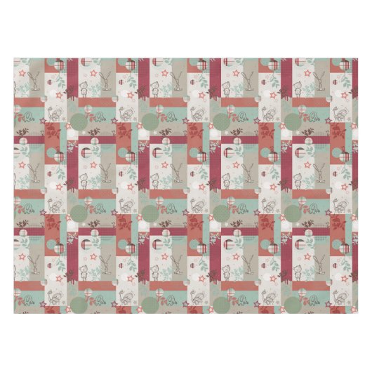 ベビーのキルトパターン2 テーブルクロス (正面(横))