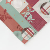 ベビーのキルトパターン2 フリースブランケット (角)