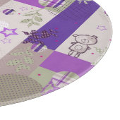 ベビーのキルトパターン カッティングボード (角)