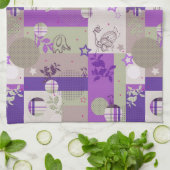 ベビーのキルトパターン キッチンタオル (折り畳み)