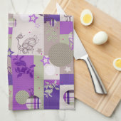 ベビーのキルトパターン キッチンタオル (四つ折り)