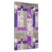 ベビーのキルトパターン クリップボード (右)