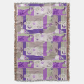 ベビーのキルトパターン スローブランケット (正面縦)