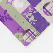 ベビーのキルトパターン フリースブランケット (角)