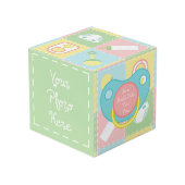 ベビーのキルトフォトキューブ フォトキューブ (裏面アングル)