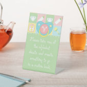 ベビーのキルト台座標識 台座サイン (インサイチュ)