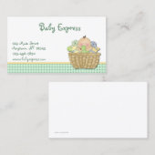 ベビーのギフトのバスケットの名刺 名刺 (正面/裏面)