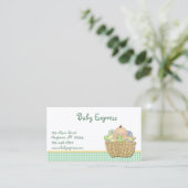ベビーのギフトのバスケットの名刺 名刺 (スタンド正面)