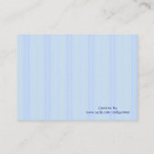 ベビーのギフトのバスケットの登録カード エンクロージャーカード (裏面)