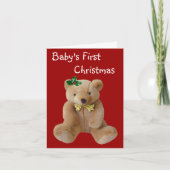 ベビーのクリスマスカード シーズンカード (正面)