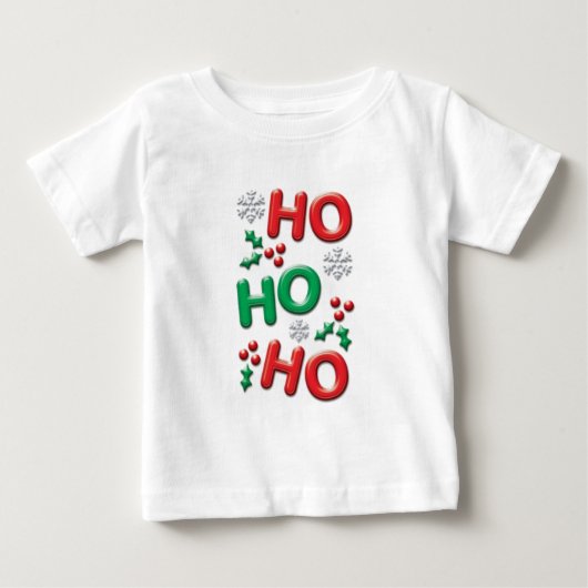 ベビーのクリスマスTシャツ ベビーTシャツ (正面)