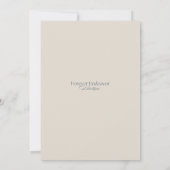 ベビーのグレースブルーとピンクの赤ちゃんシャワー 招待状 (裏面)