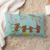 ベビーのコアラの遠出のLumbarの枕 ランバークッション (ブランケット)