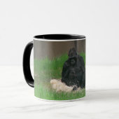 ベビーのゴリラ001のマグ マグカップ (正面左)