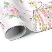 ベビーのサーカス象のテント ラッピングペーパー (ロールコーナー)