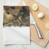 ベビーのシカの台所タオル キッチンタオル (四つ折り)