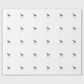 ベビーのシカ-子鹿 ラッピングペーパー (フラット)