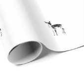 ベビーのシカ-子鹿 ラッピングペーパー (ロールコーナー)