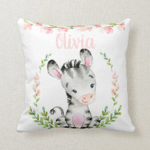 ベビーのシマウマの枕