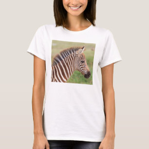 ベビーのシマウマの頭部、タンザニア Tシャツ