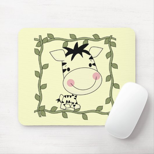 ベビーのシマウマのTシャツおよびギフト マウスパッド (マウス)