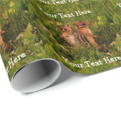 ベビーのシマリス動物の芸術 ラッピングペーパー (ロールコーナー)