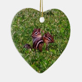 ベビーのシマリス動物自然のオーナメント セラミックオーナメント (右)